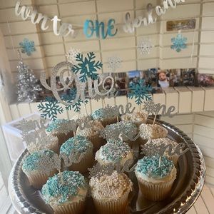 Winter ONEderland wonderland bundle baby’s first birthday huge bundle snow theme